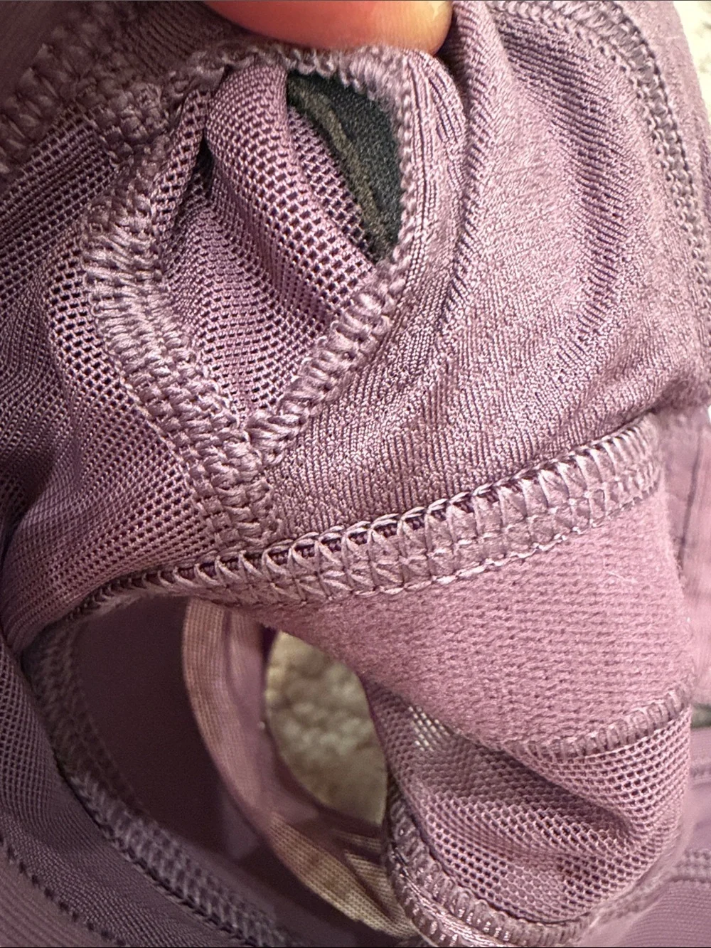 Lululemon Seek The Heat Bra Purple Fog Size 8